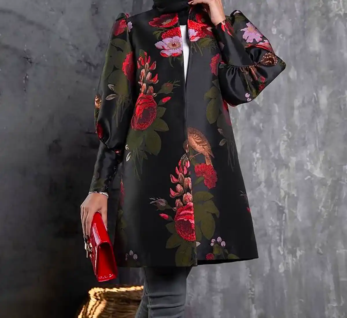 مانتو کتی طرح دار شیک