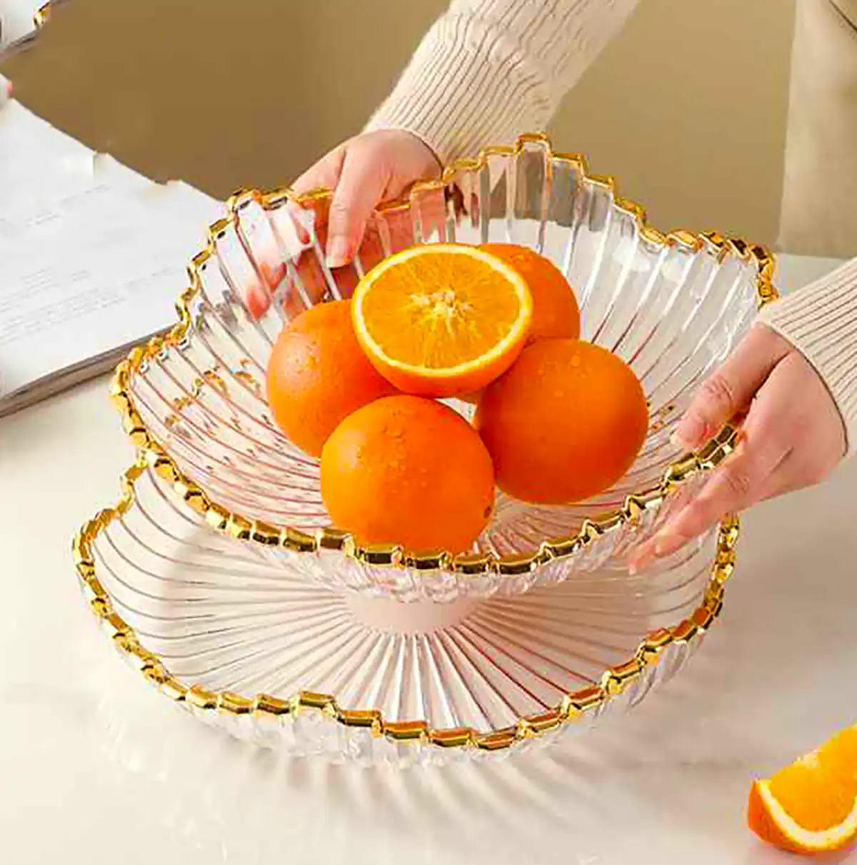 میوه خوری شیک شیشه ای