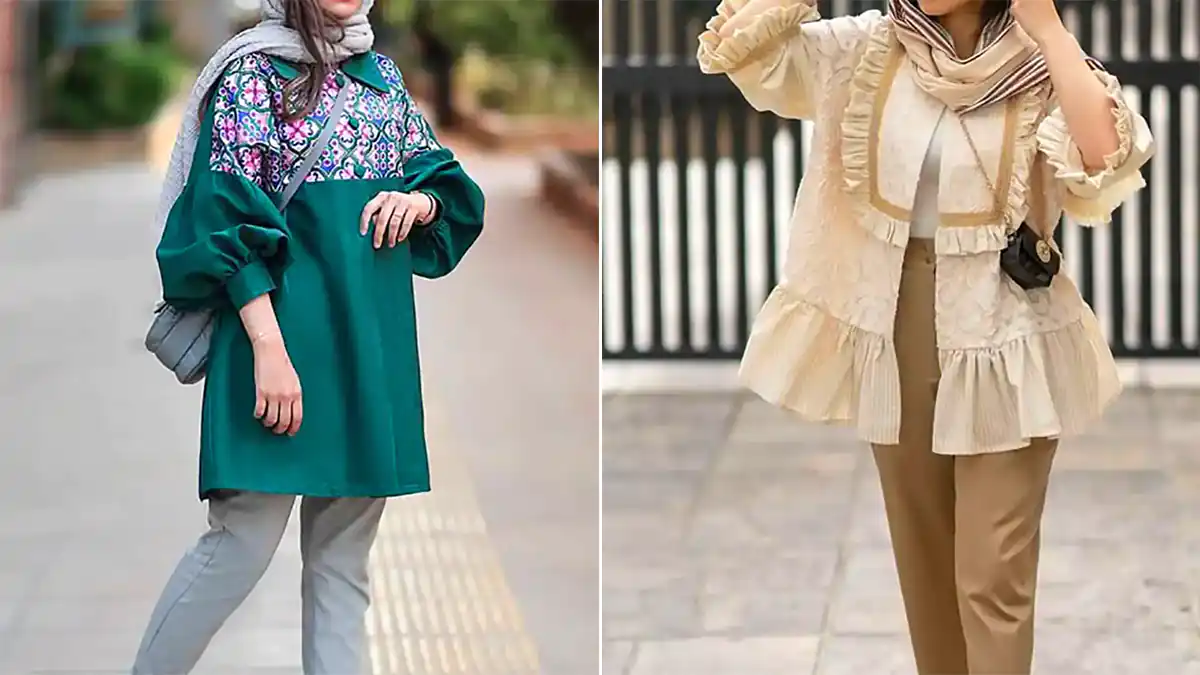 مدل مانتو شیک و جذاب دخترانه