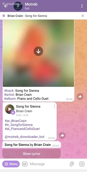 دانلود از اسپاتیفای ربات تلگرام