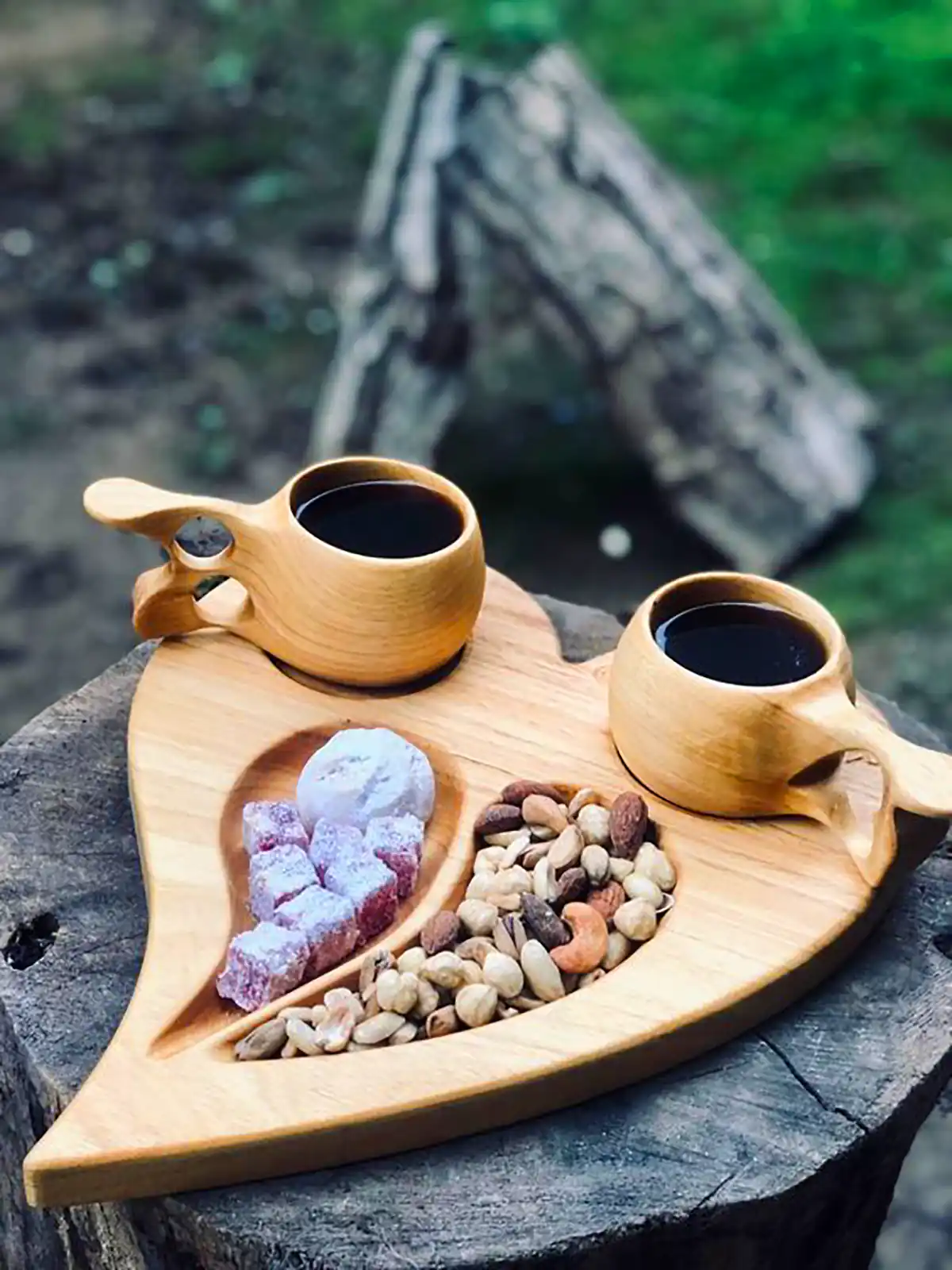 اردو خوری چوبی مدرن