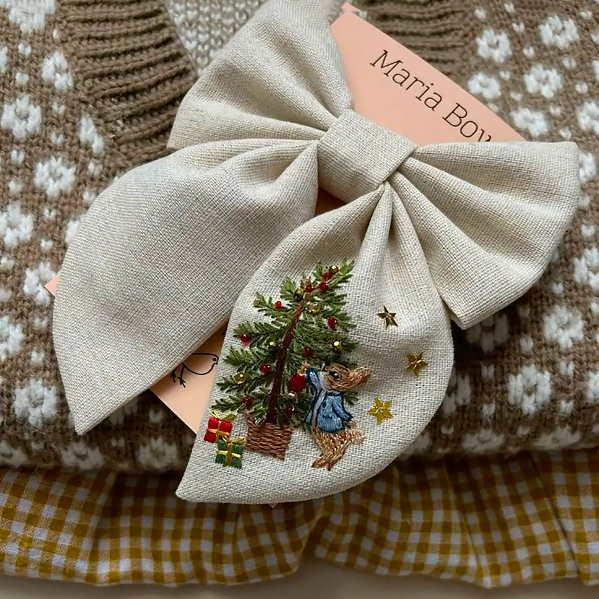 پاپیون مو پارچه ای ترند