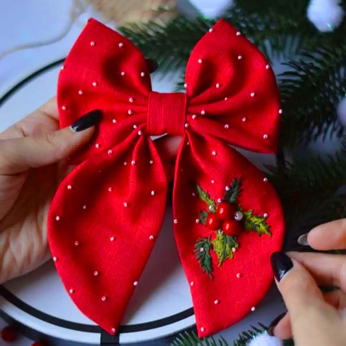 پاپیون مو پارچه ای ترند