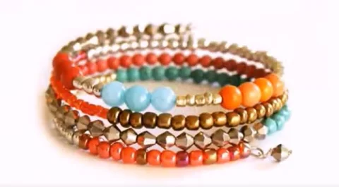 اموزش گردنبند مروارید پیچی