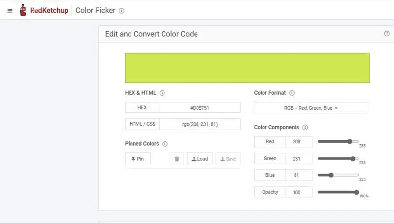 تشخیص کد رنگ از روی عکس