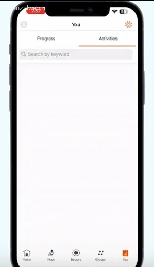 رفرش کردن بخش Activity برنامه استراوا