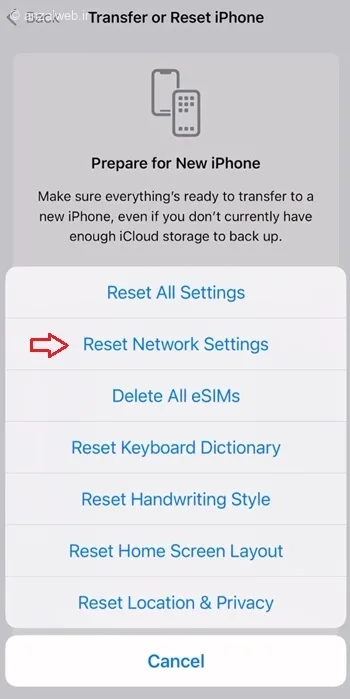 رفع ارور بکاپ آیفون