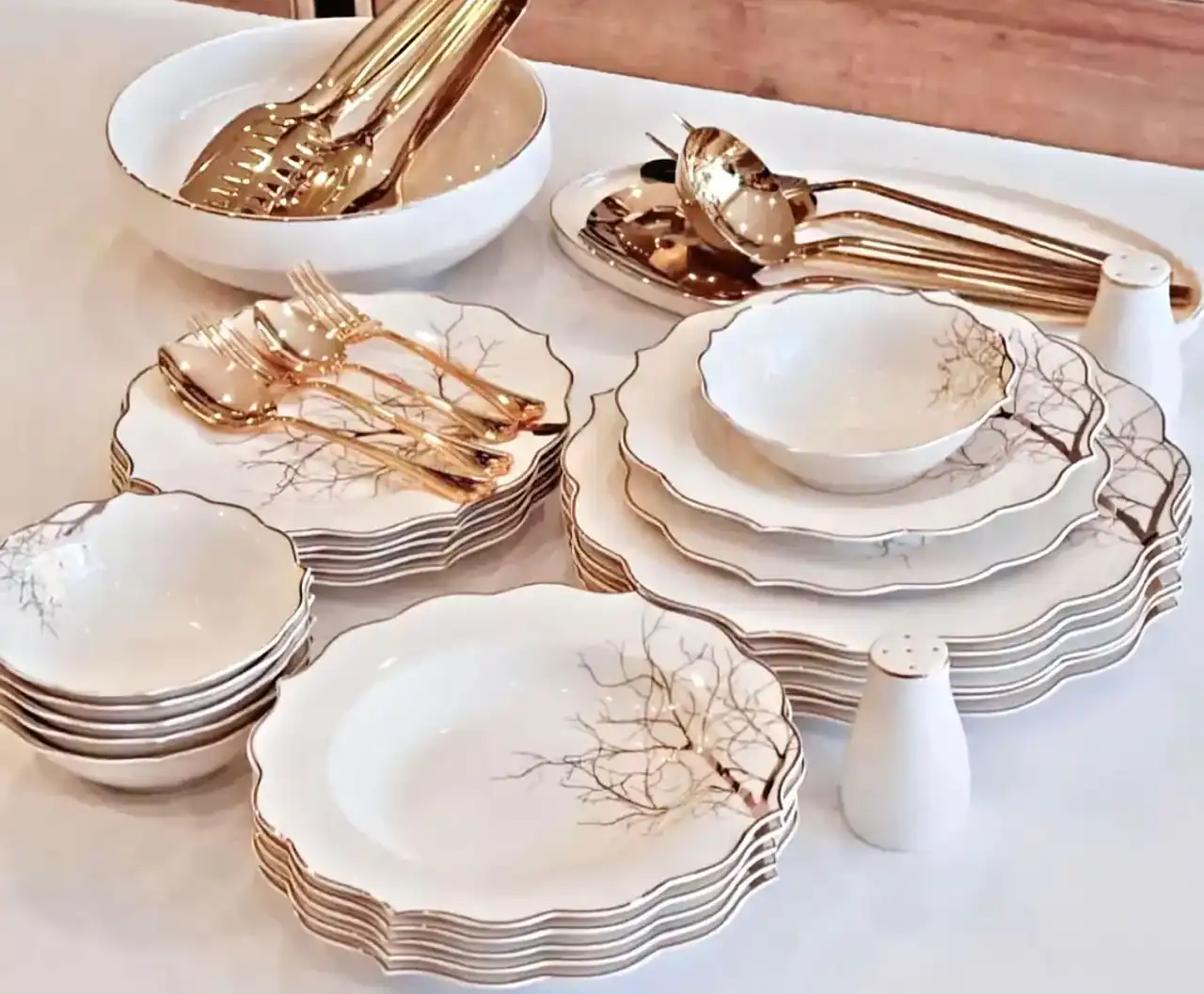 جدیدترین مدل سرویس غذاخوری چینی + زیباترین مدل های سرویس چینی لاکچری