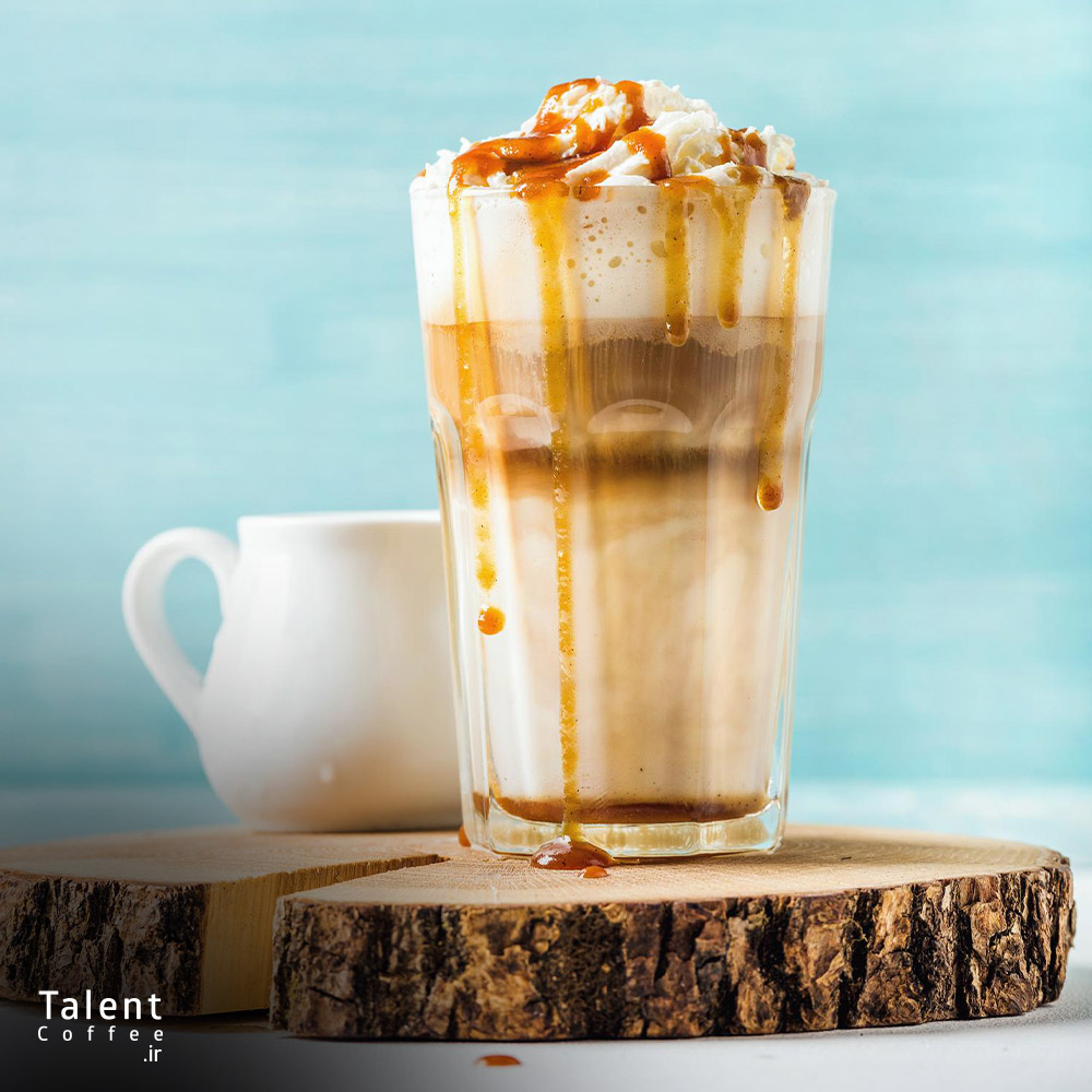 طرز تهیه آیس کارامل ماکیاتو