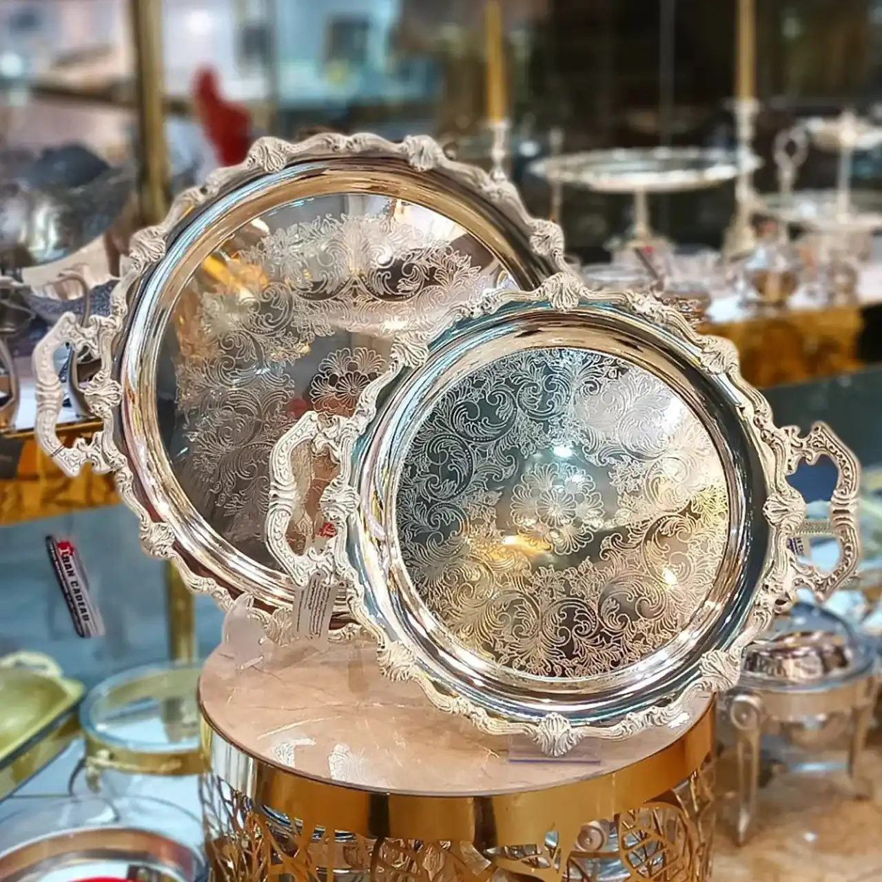 مدل سینی برنجی + زیباترین مدل های سینی برنجی بسیار شیک و لاکچری