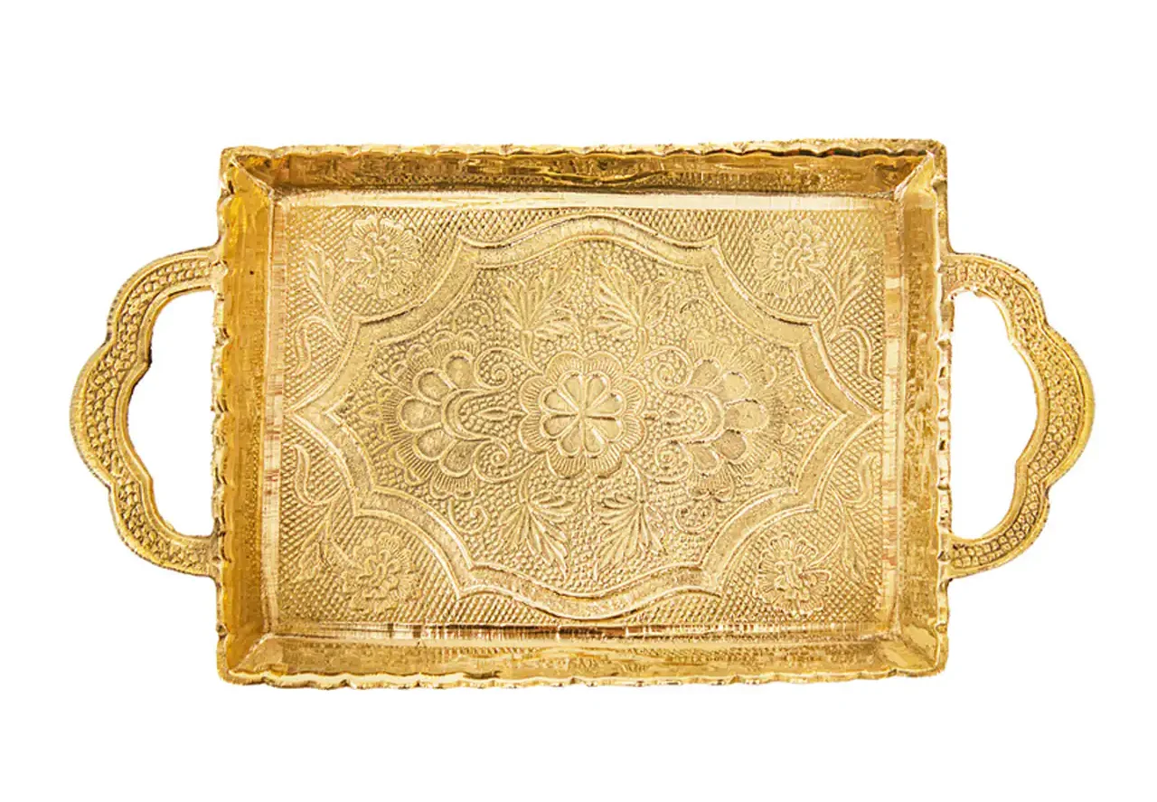 مدل سینی برنجی + زیباترین مدل های سینی برنجی بسیار شیک و لاکچری