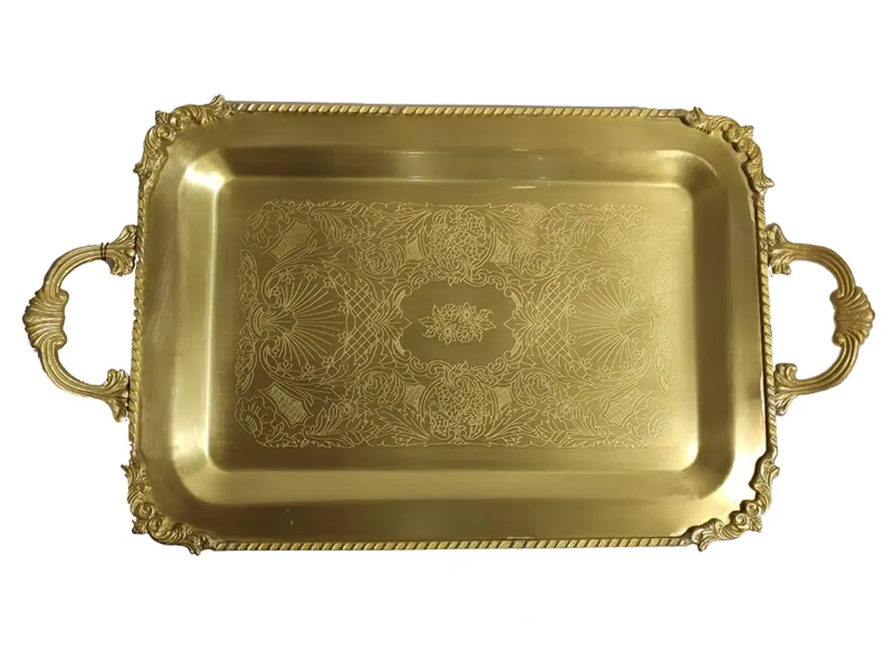 مدل سینی برنجی + زیباترین مدل های سینی برنجی بسیار شیک و لاکچری