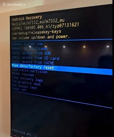 ریست فکتوری تلویزیون اسنوا برای رفع مشکل هنگ کردن