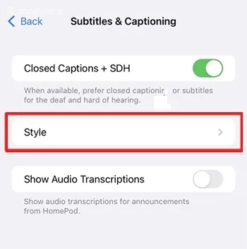 تغییر دادن فونت فارسی ایفون