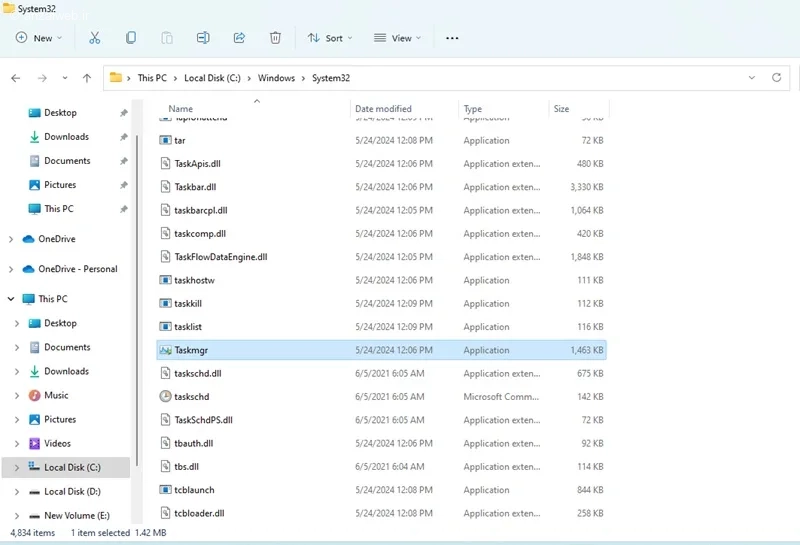 حل مشکل باز نشدن تسک منیجر