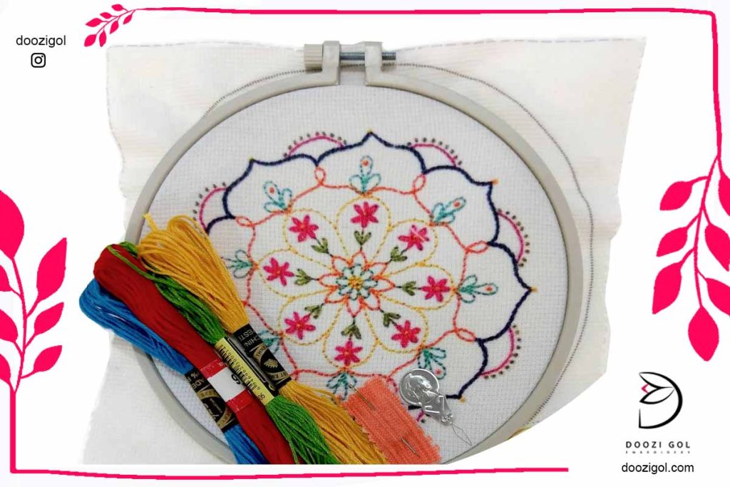 آموزش کار با کارگاه گلدوزی
