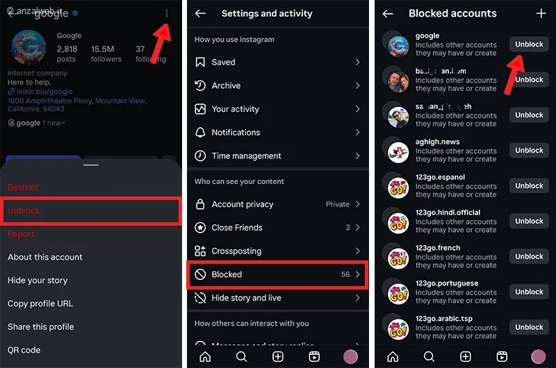 رفع مشکل Disabled accounts can't be contacted اینستاگرام