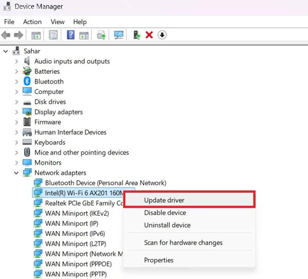 رفع مشکل Your internet access is blocked با بروزرسانی برنامه 