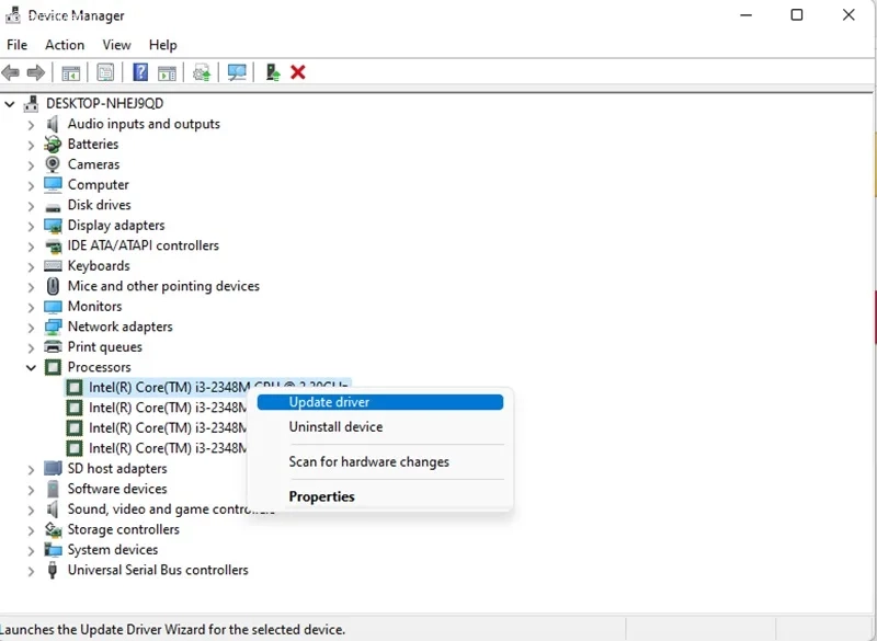حل مشکل عدم استفاده از تمام توان cpu در ویندوز 11