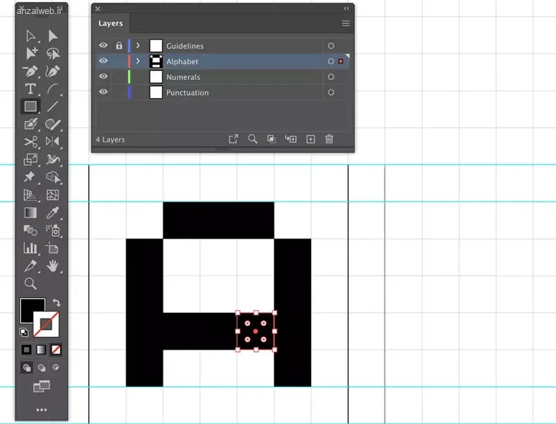 طراحی فونت با استفاده از Adobe Illustrator