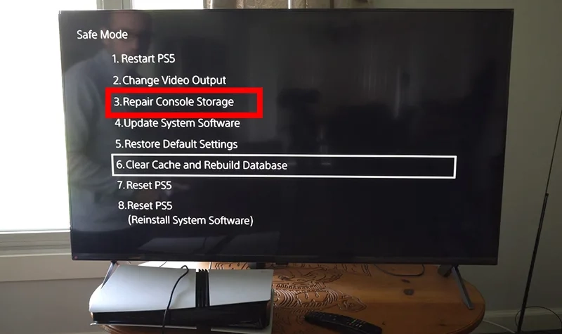 آموزش تصویری حل مشکل فریز شدن PS5