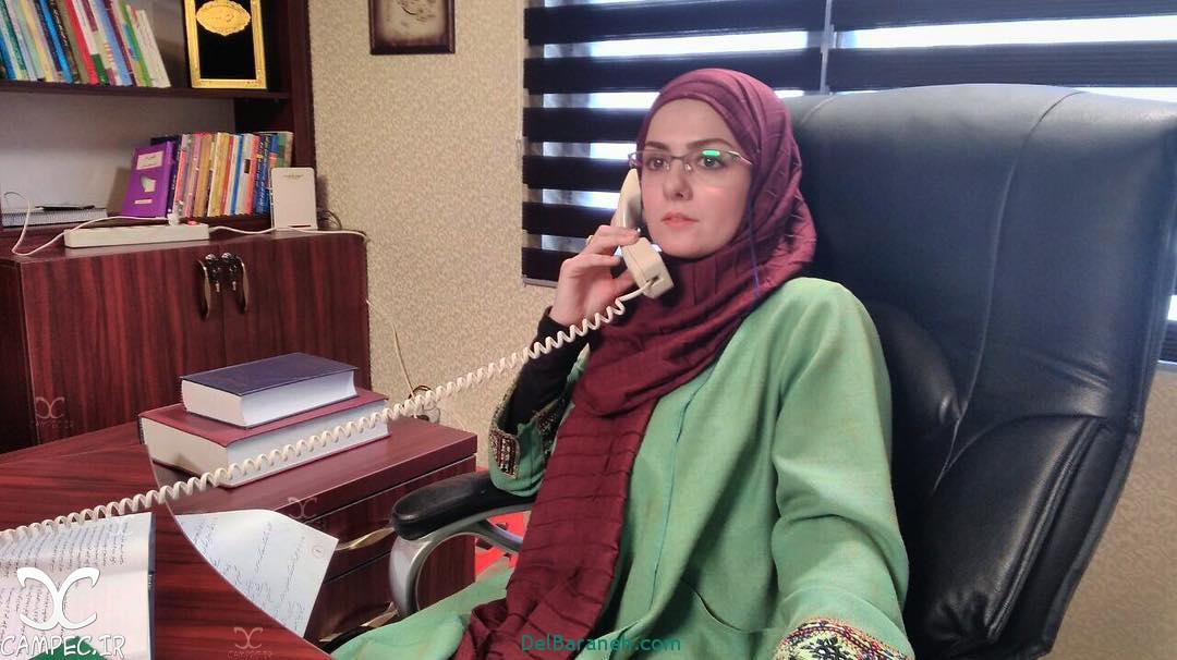 بیتا سحرخیز در پشت صحنه سریال ماه و پلنگ