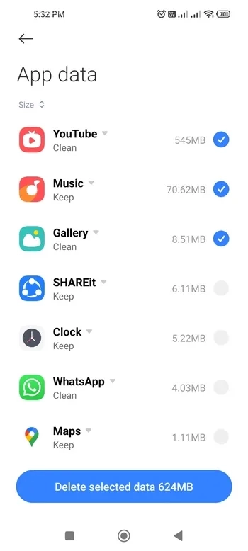 انتخاب برنامه ها
