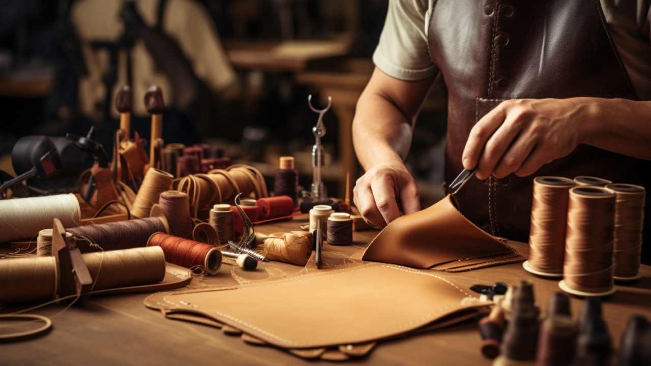 آموزش رایگان چرم دوزی