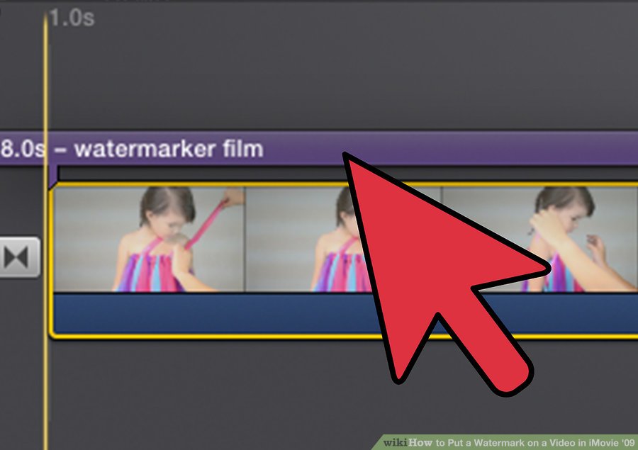 اضافه کردن واترمارک به فیلم با استفاده از iMovie '09