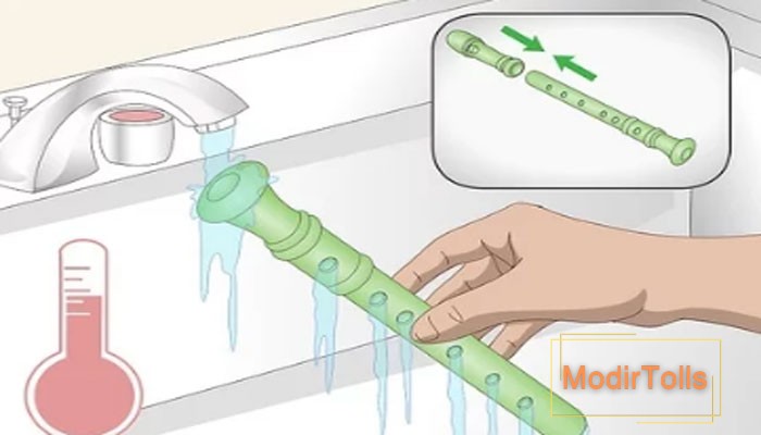 تمیز کردن فلوت ریکوردر