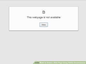 نحوه حذف یک صفحه وب با استفاده از Adobe Dreamweaver