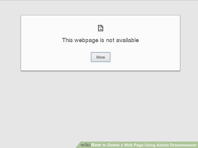 نحوه حذف یک صفحه وب با استفاده از Adobe Dreamweaver
