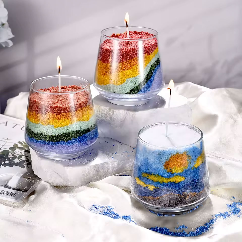 شمع پودری: راهنمای کامل رنگ‌آمیزی و ساخت شمع با پارافین پودری