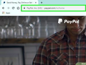 صفحه وب PayPal