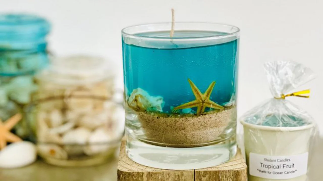 طرز تهیه شمع ژله ای