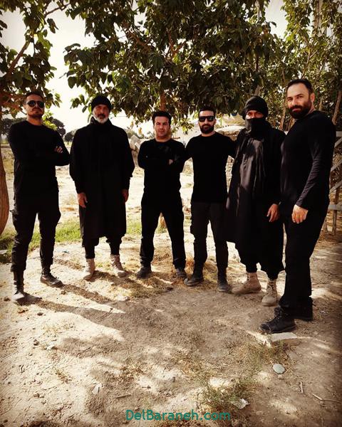 عکس های پشت صحنه سریال خانه امن (۹)