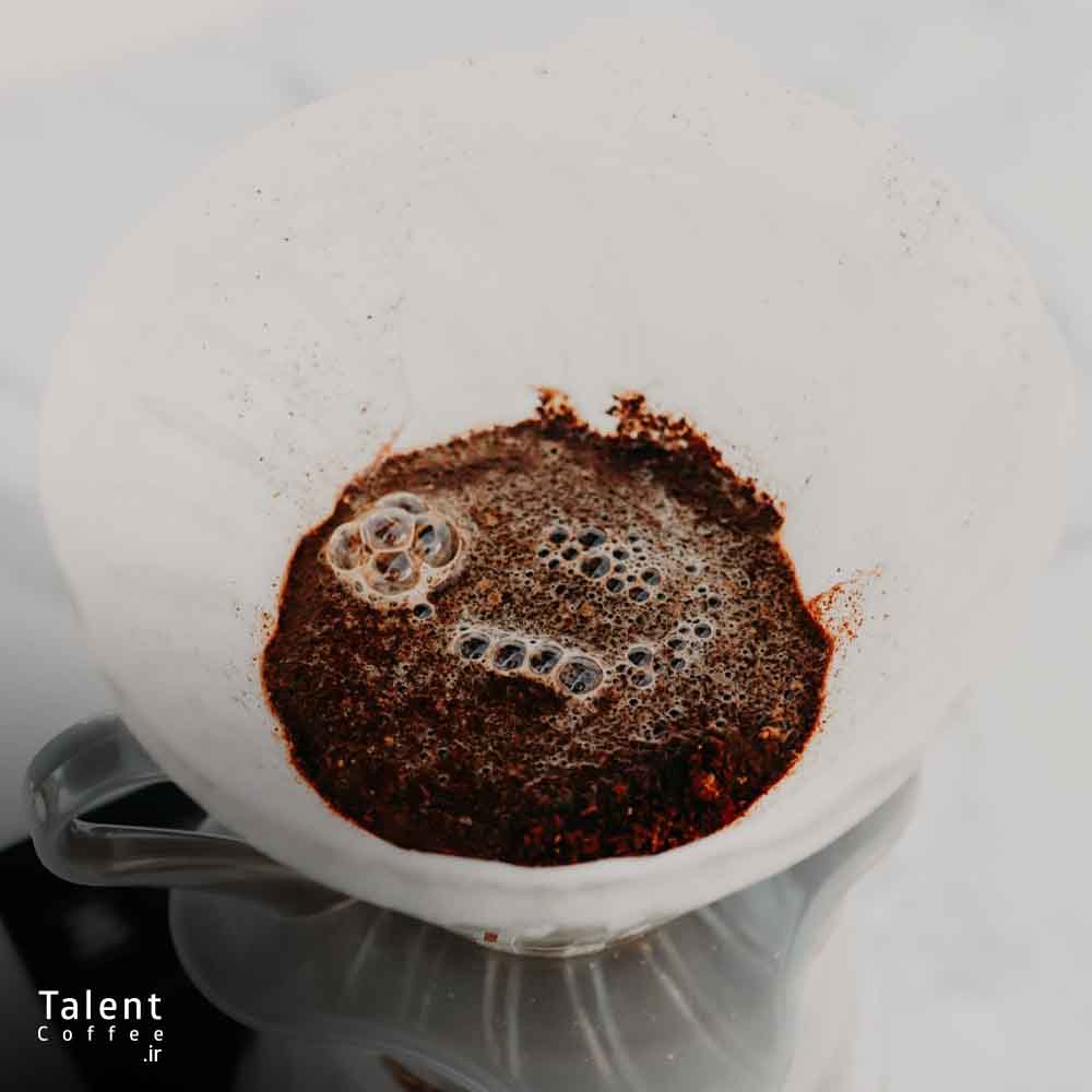 تاثیر حجم آب بلومینگ بر دم آوری قهوه