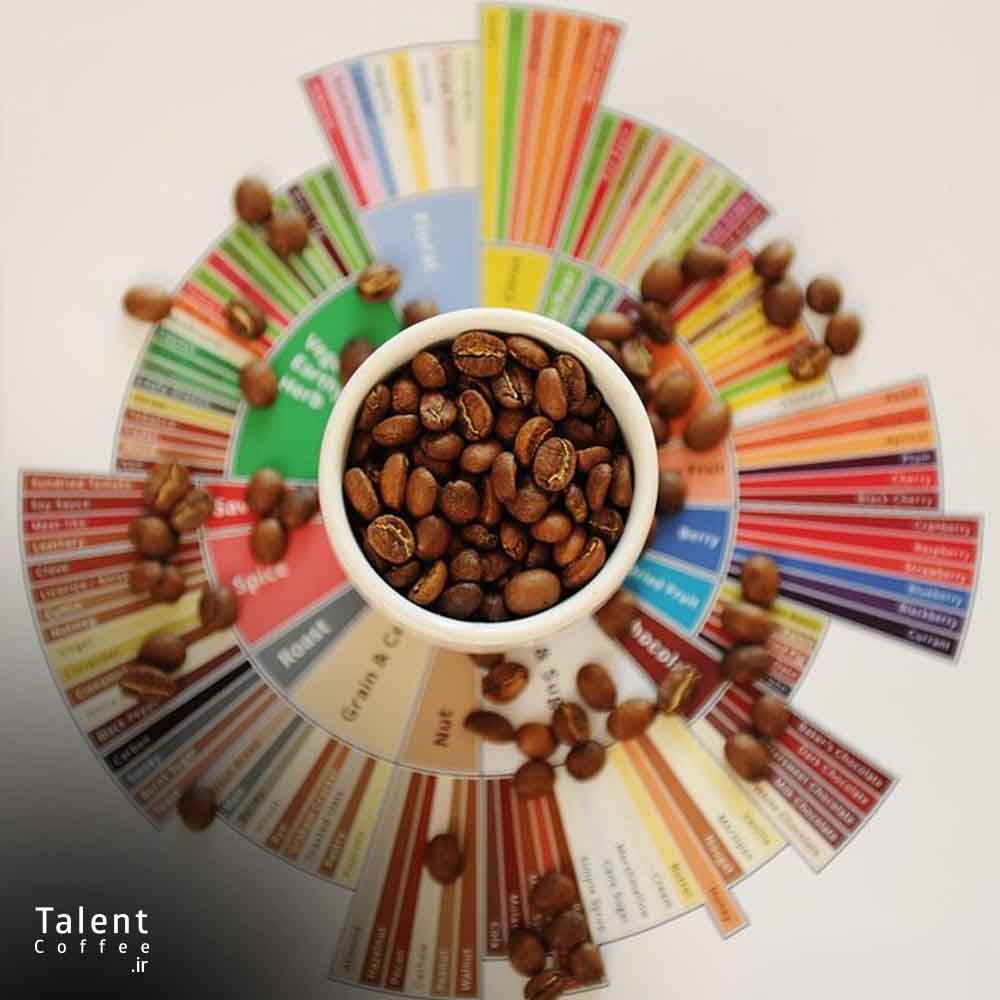 توصیف نت‌های طعم قهوه