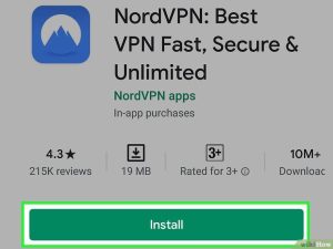 نصب برنامه NordVPN