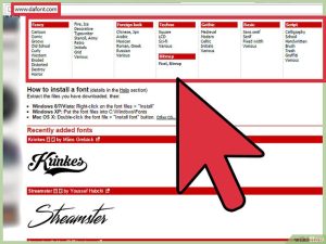 نصب فونت های Adobe