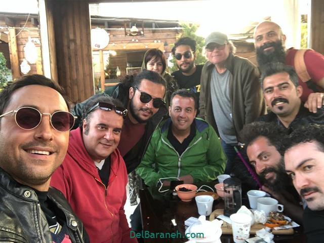 هومن برق نورد و امیر حسین رستمی پشت صحنه آچمز