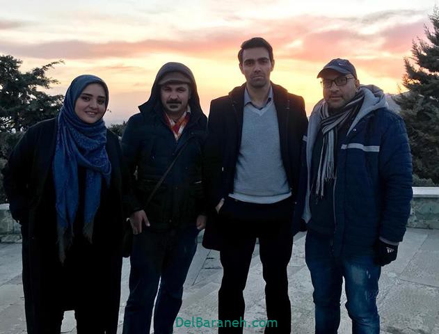 نرگس محمدی پشت صحنه سریال بوی باران 