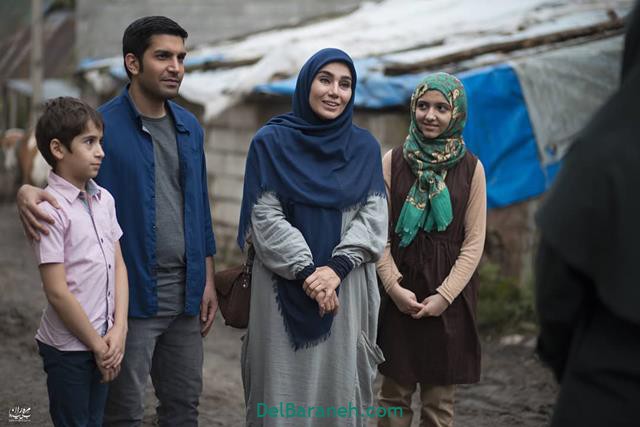 خاطره حاتمی در پشت صحنه سریال خانواده دکتر ماهان 