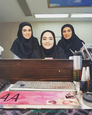 نرگس محمدی پشت صحنه سریال عروس تاریکی 