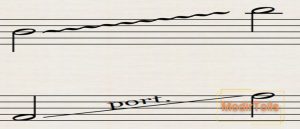 پورتامنتو در موسیقی