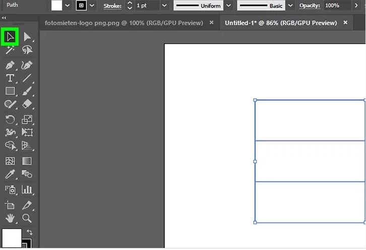 نحوه ویرایش جدول در Adobe Illustrator
