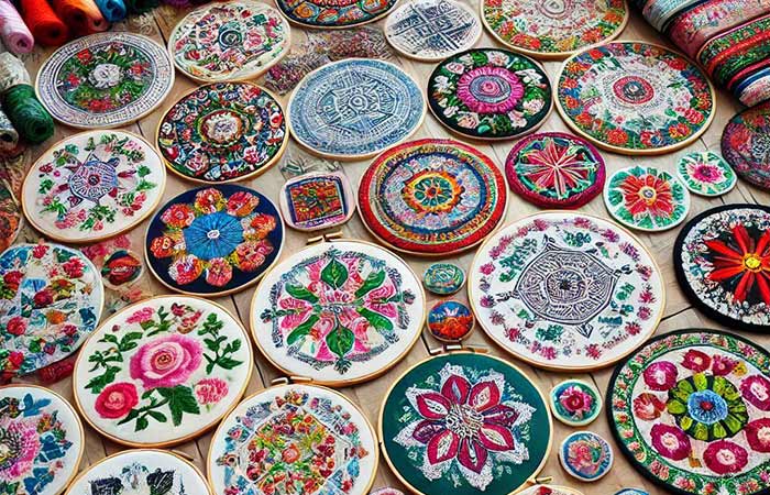 کاربردهای مختلف انواع سوزن‌دوزی 