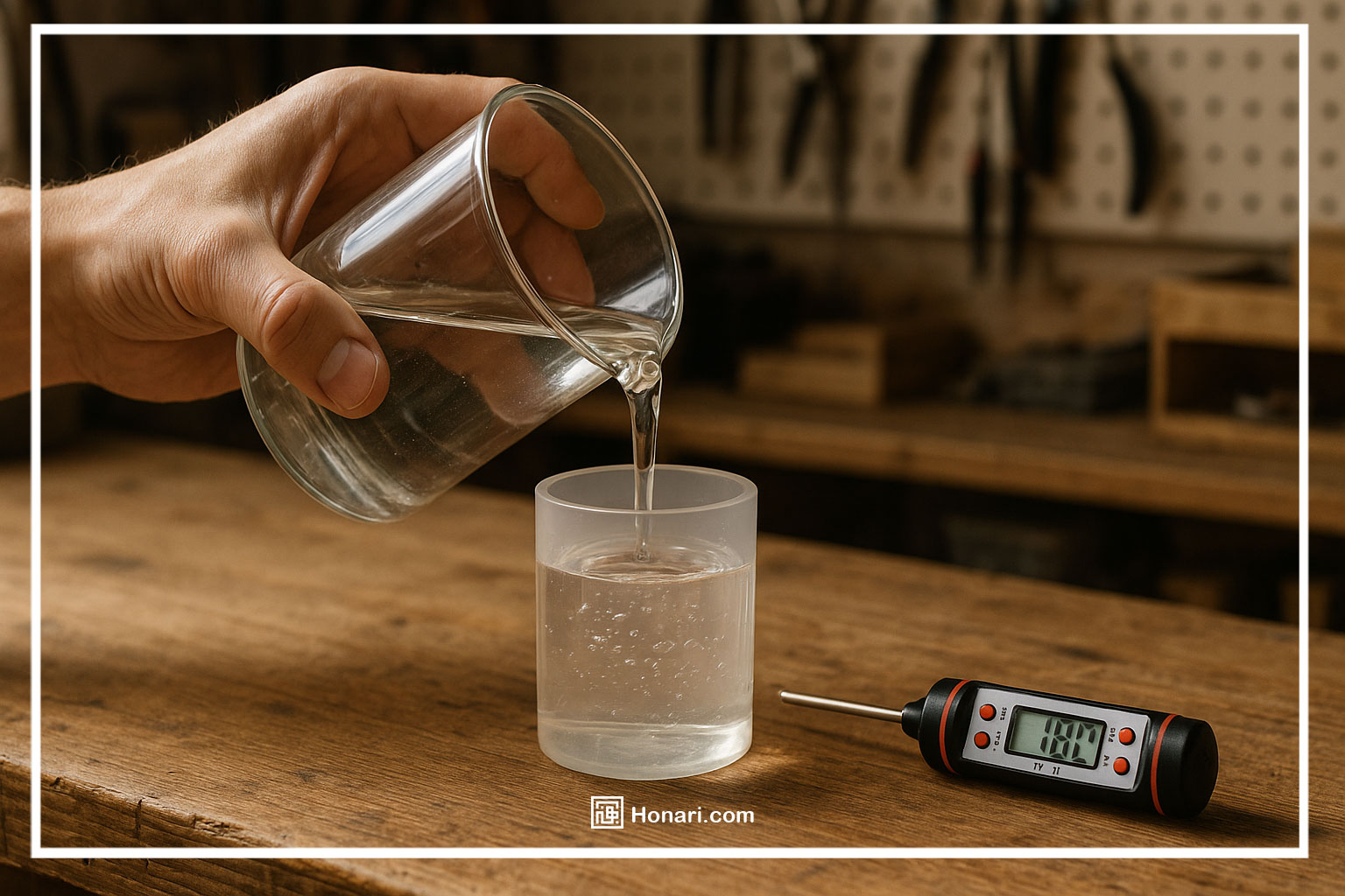 راهنمای کامل دمای مناسب برای ساخت شمع ژله‌ای | آموزش شمع‌سازی حرفه‌ای