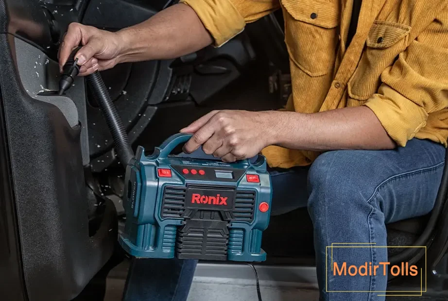 کاربری پمپ باد فندکی رونیکس