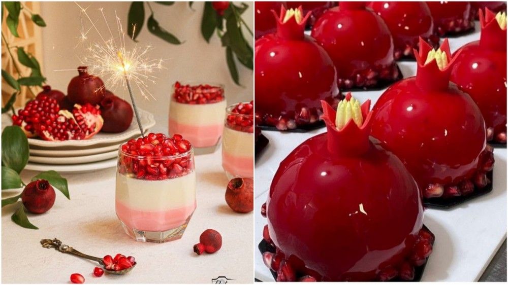 ایده دسر شب یلدا | ۳۰ ایده دسر شب یلدا شیک و مجلسی ویژه یلدایی عروس و پذیرایی لاکچری که ترند داغ شب چله امسال شده‌اند!